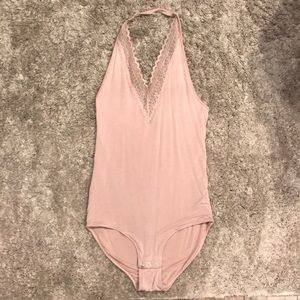 Light Pink American Eagle Outfitters Bodysuit